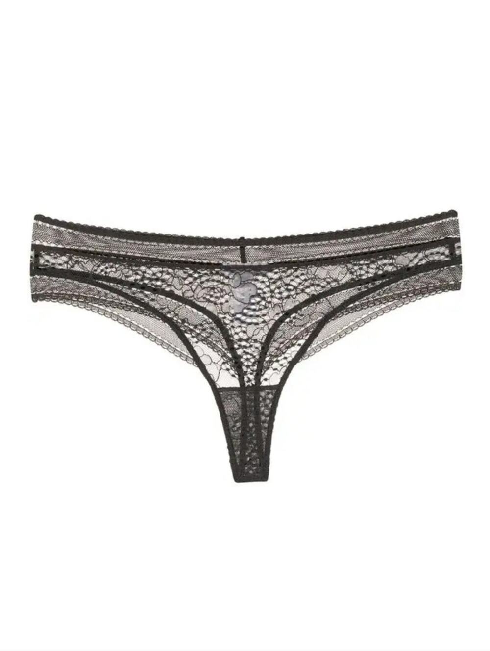 Eres Sheer Lace Thong Size 12 NWT